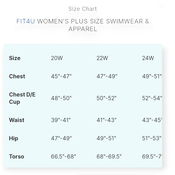 Fit for You Womens Plus Tiered Ruffle Modest Swimsuit Romper Coverup Cobalt Blue - Picture 12 of 12